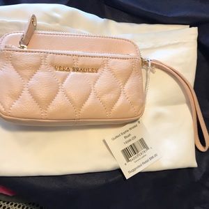 Vera Bradley NWT Quilted Sophie wristlet pink